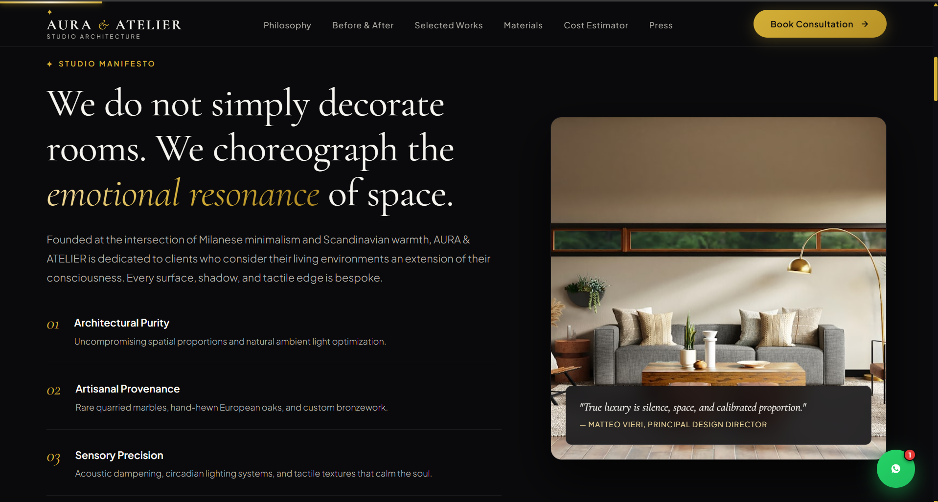 Aura & Atelier Interior Design Spatial Detail